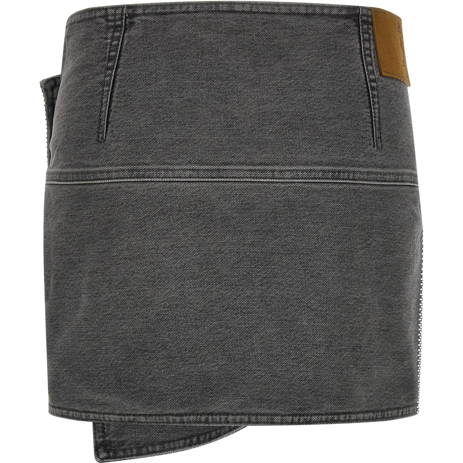 Gray Cotton Long Skirt