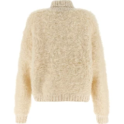 White Wool Cardigan