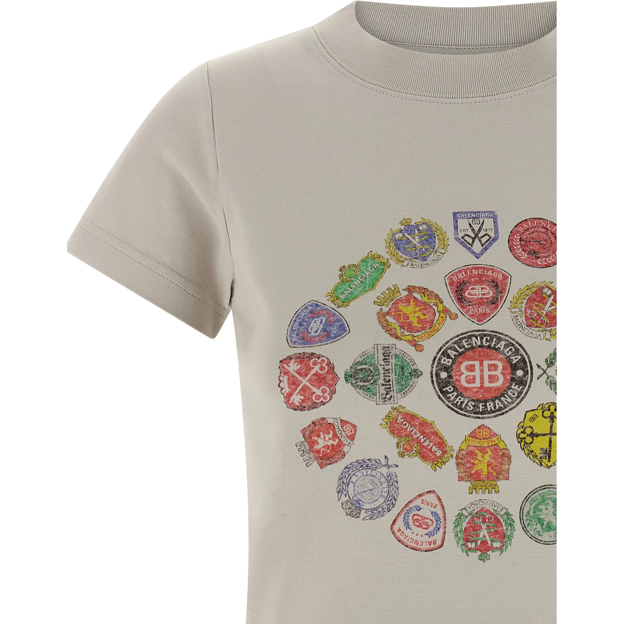 Gray Cotton T-Shirt