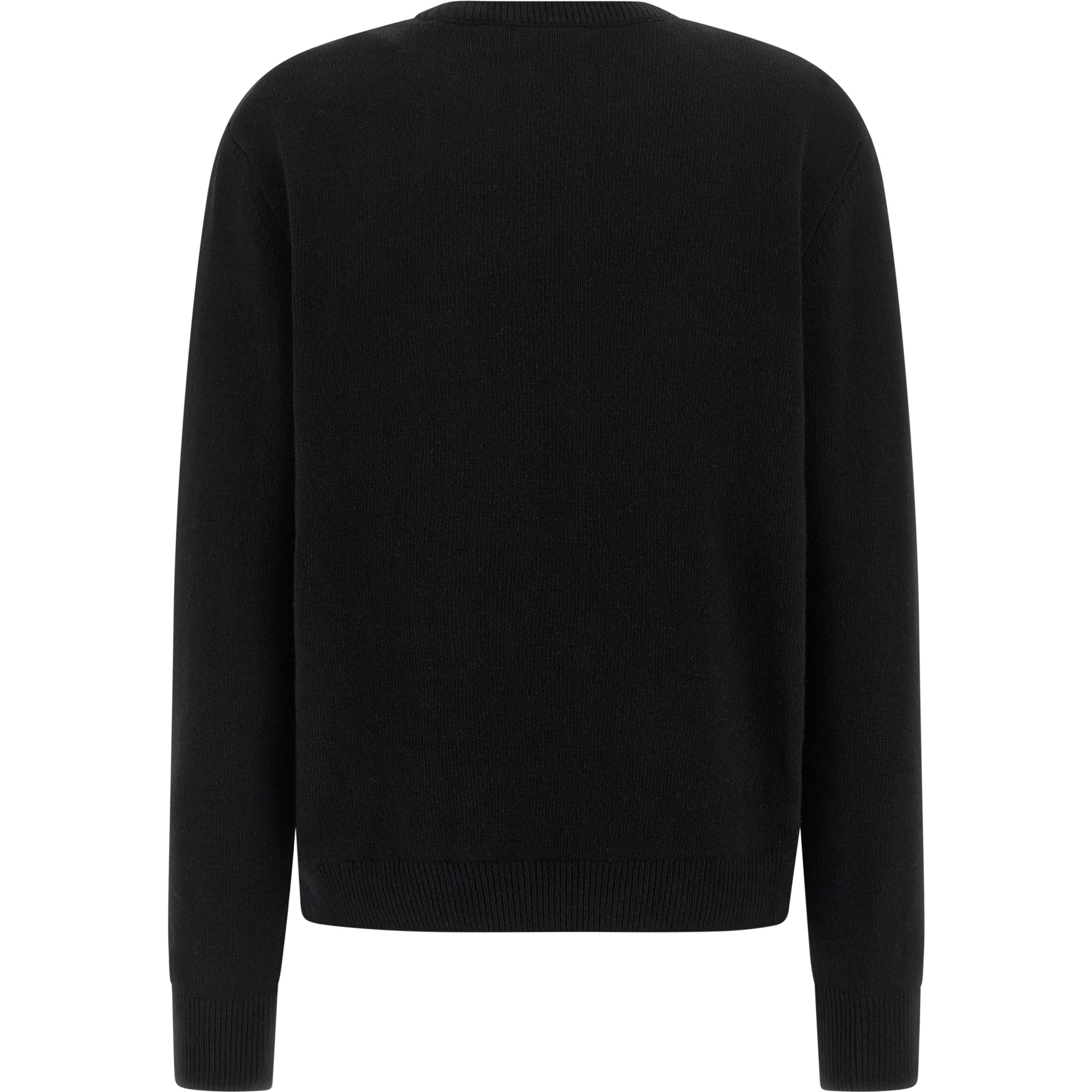 Black Wool Cardigan