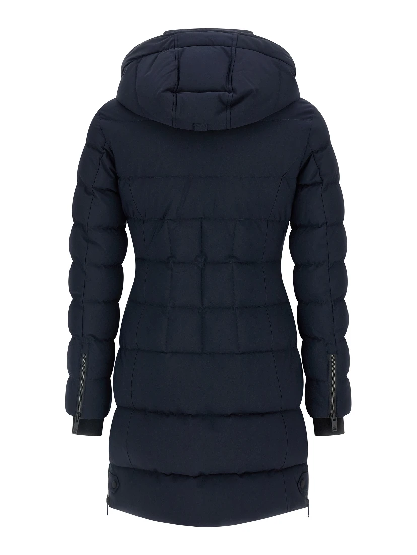 Blue Nylon Parka