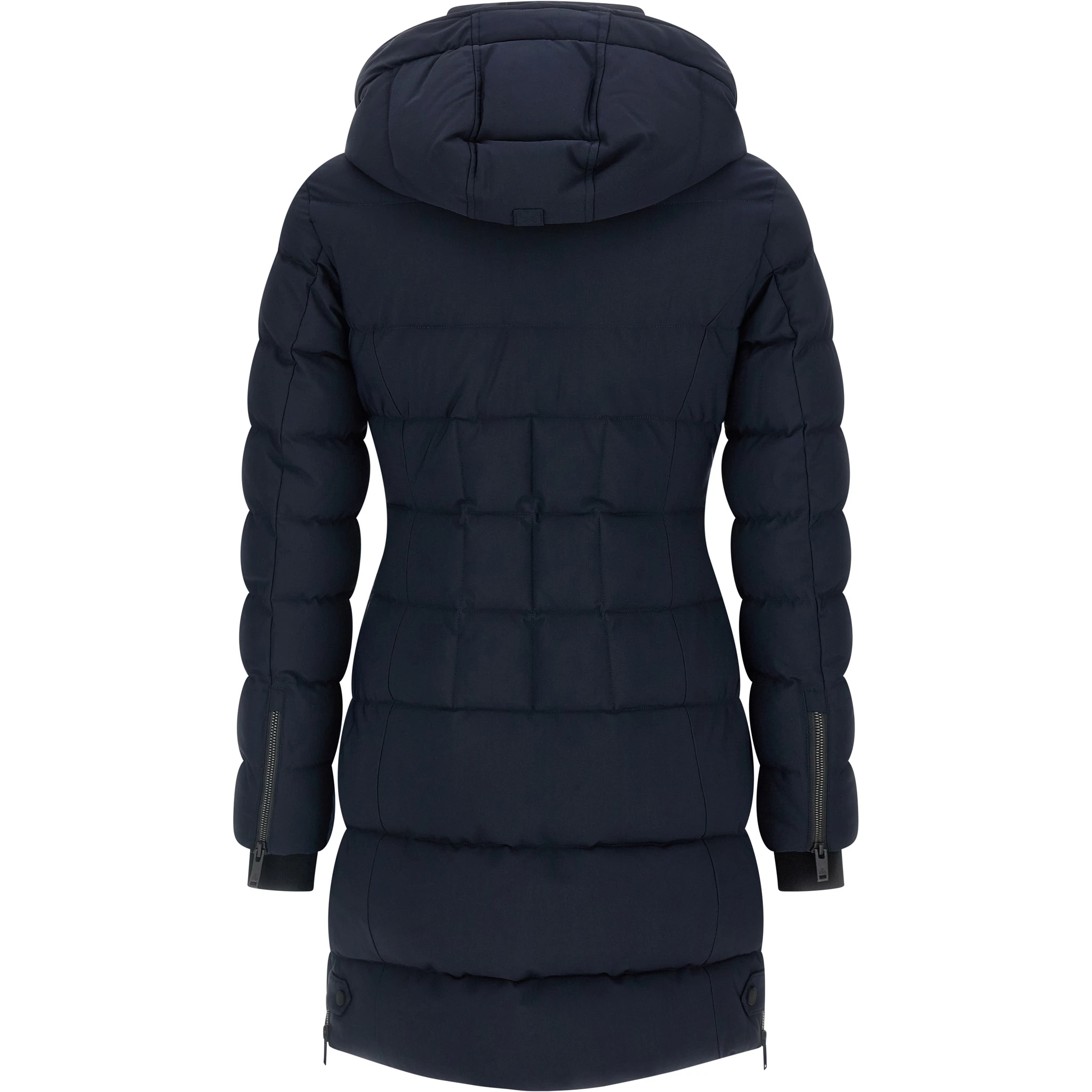 Blue Nylon Parka
