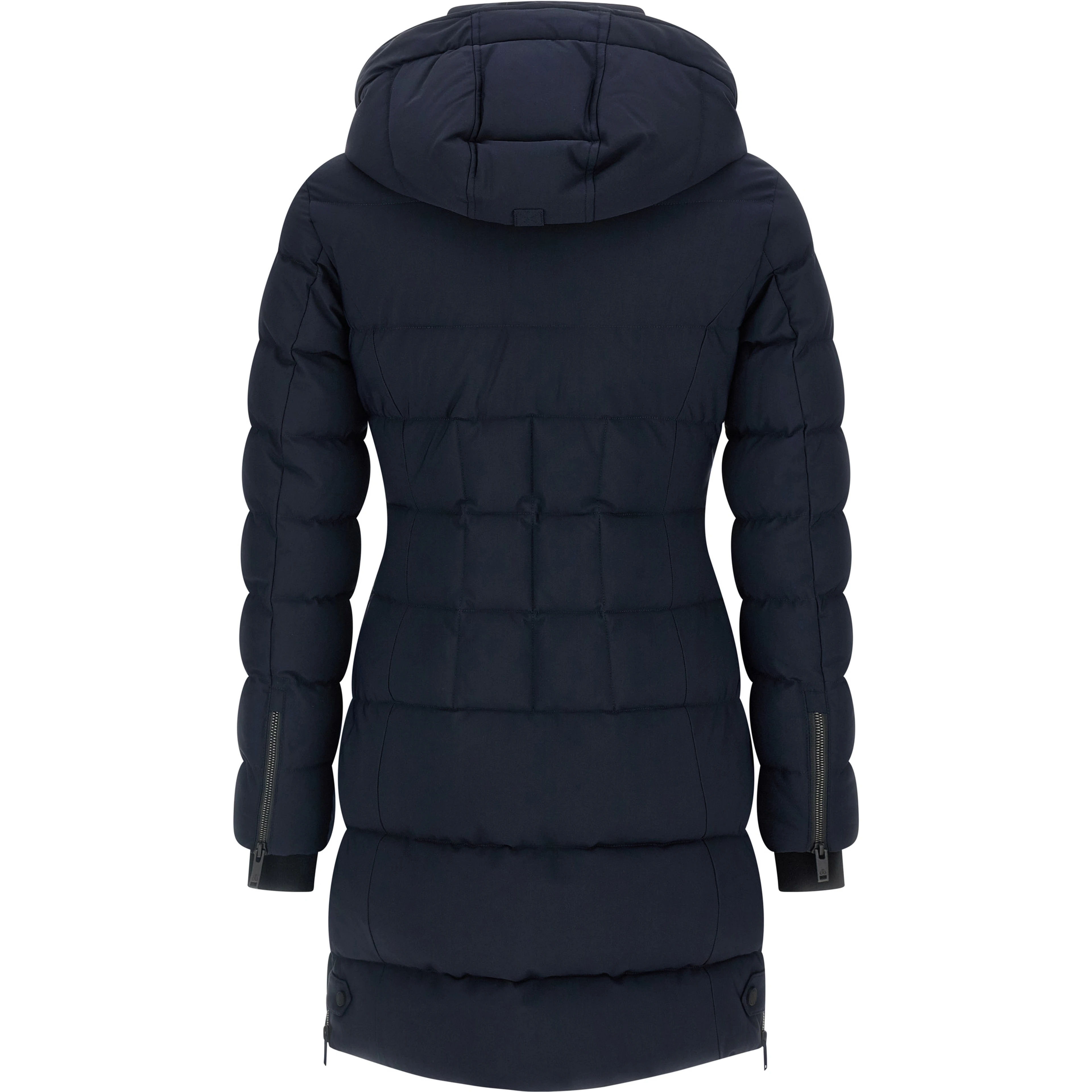 Blue Nylon Parka