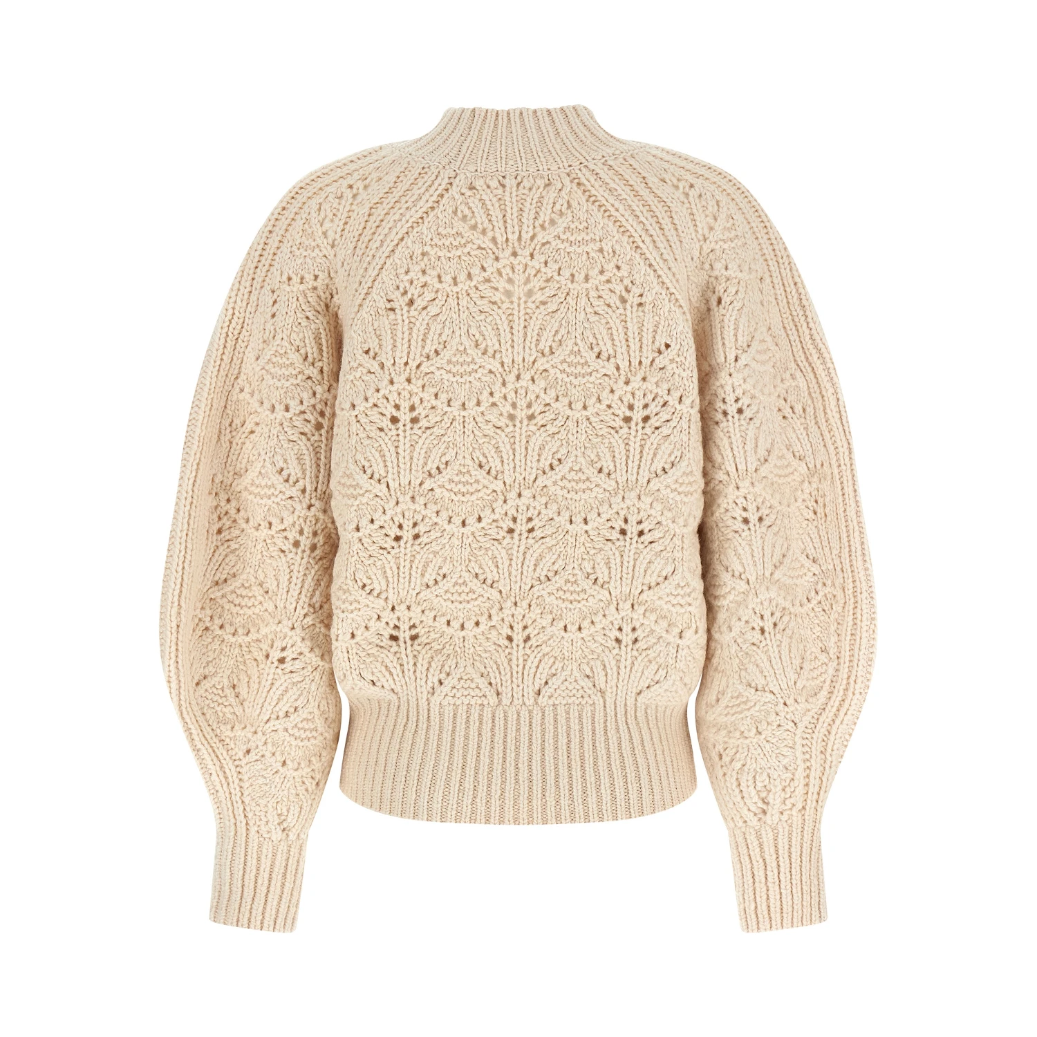 Beige Wool Cardigan