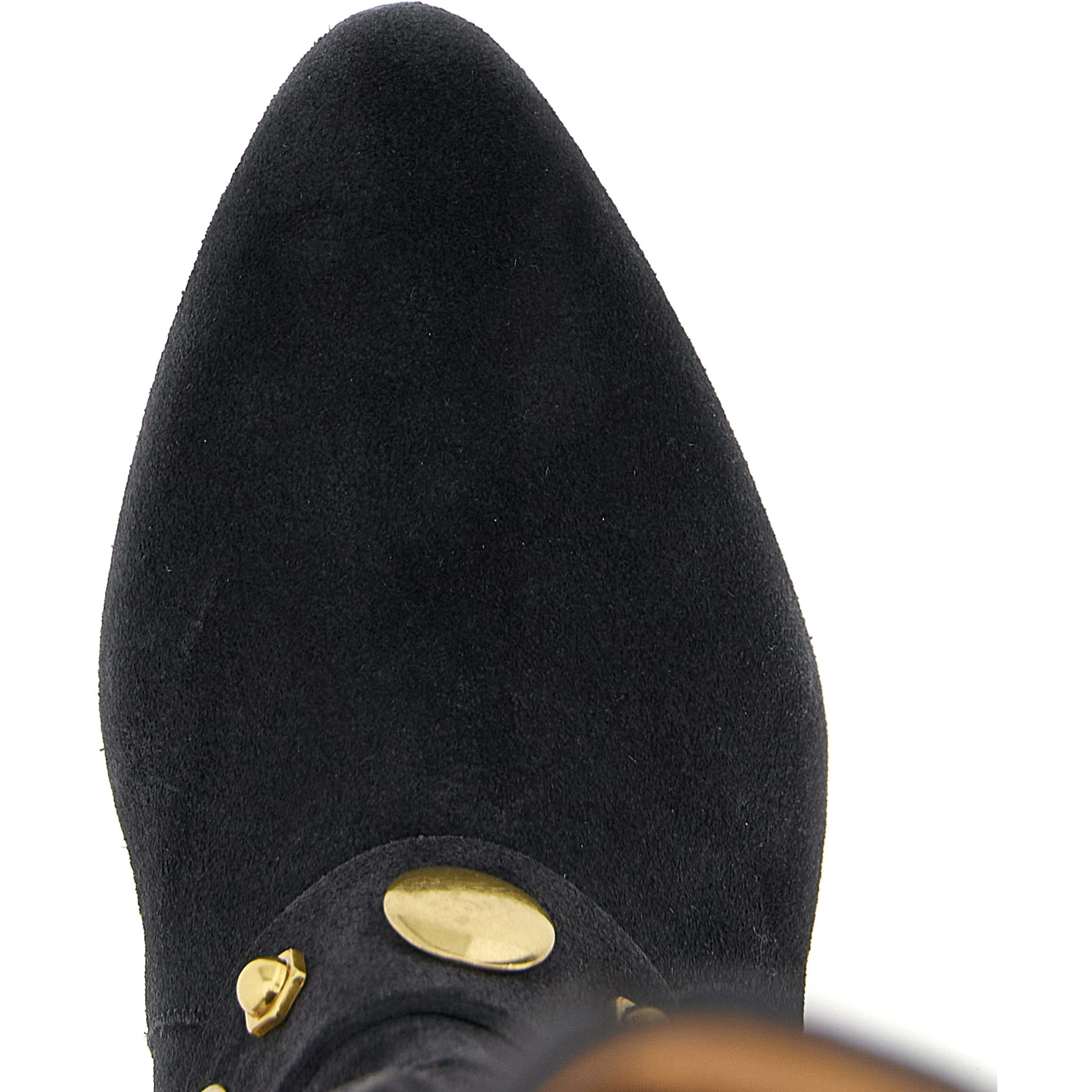 Black Calfskin Over The Knee