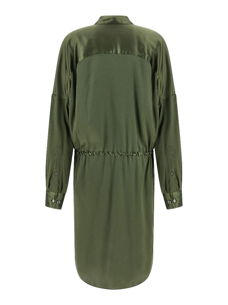 Bicolor Silk Midi Dress alternative
