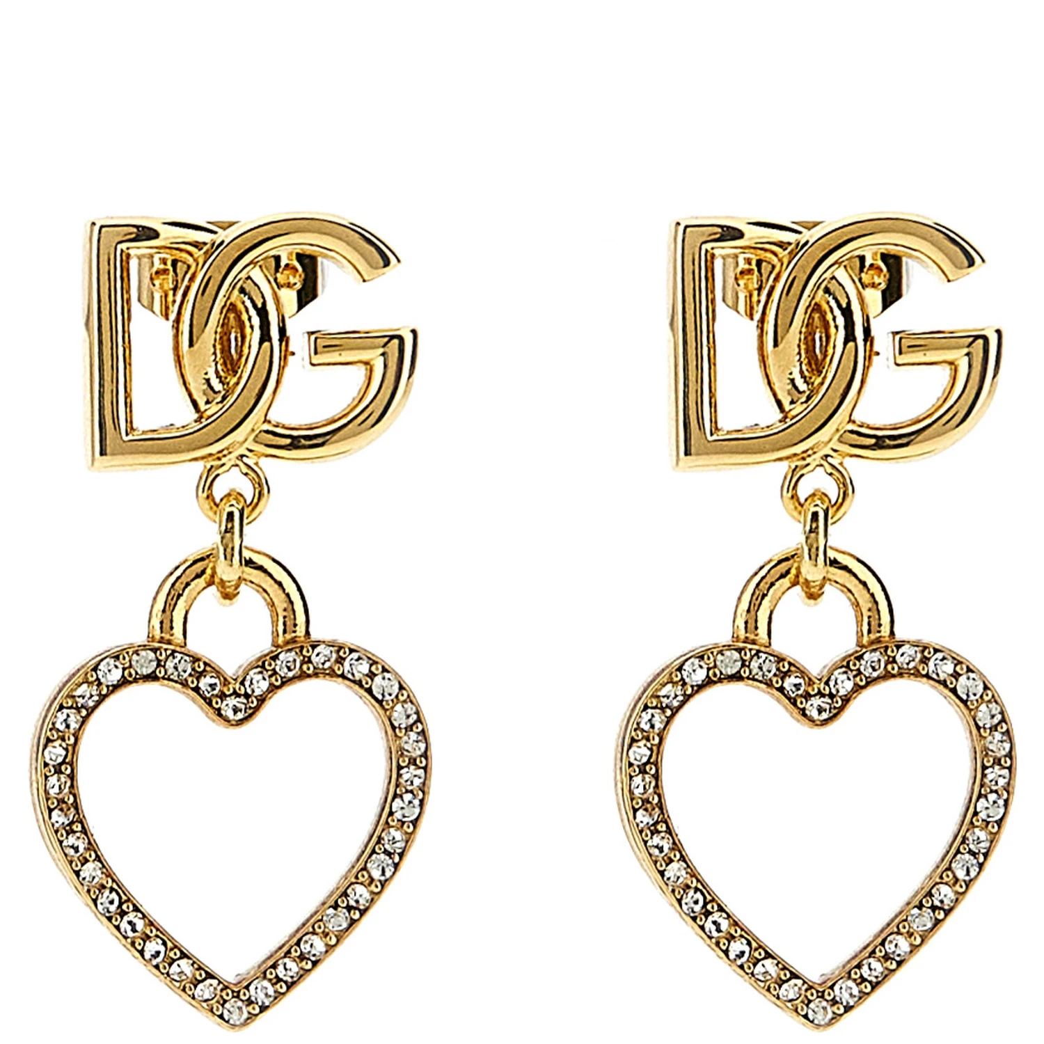 Gold Brass Earrings