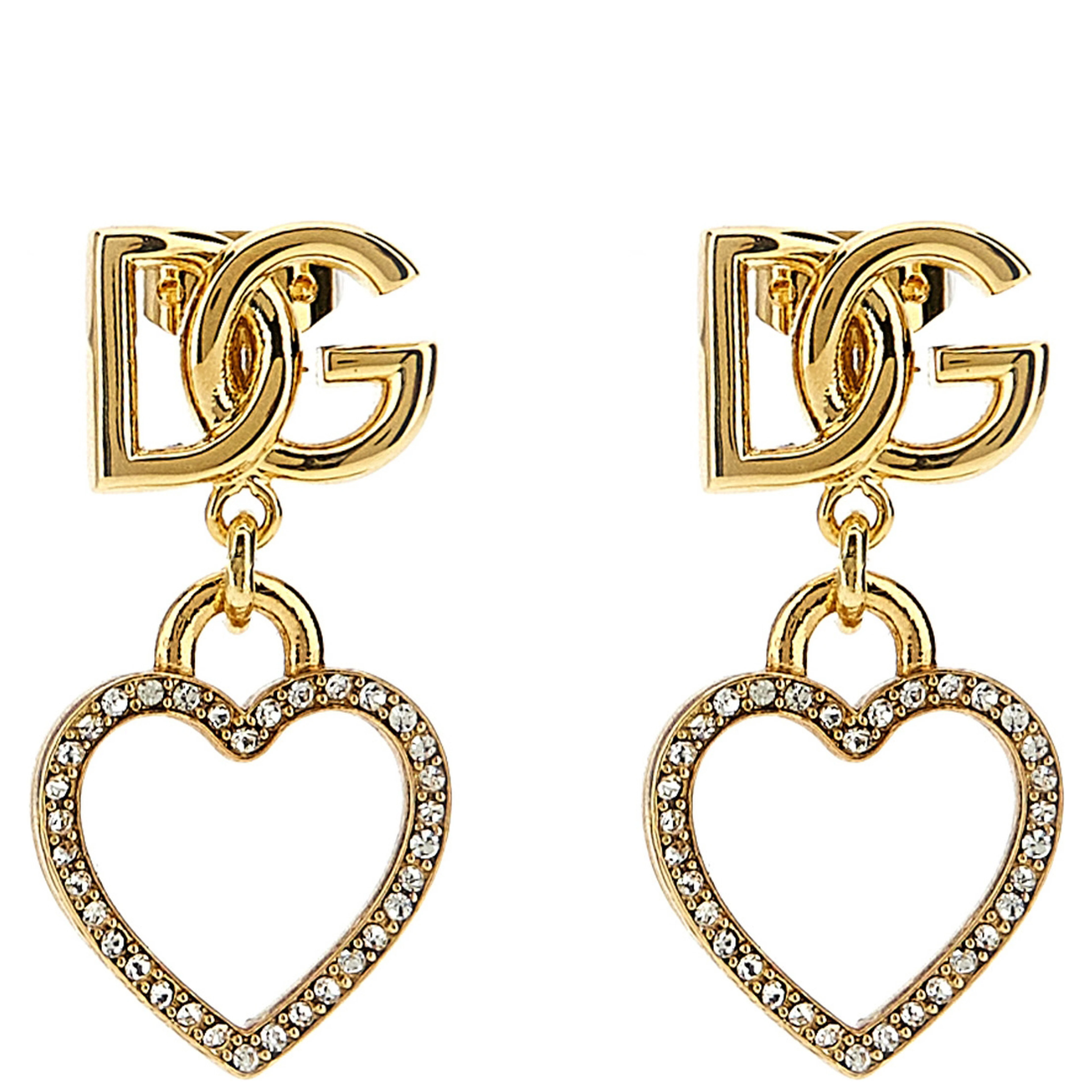Gold Brass Earrings