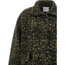 Bicolor Wool Coat