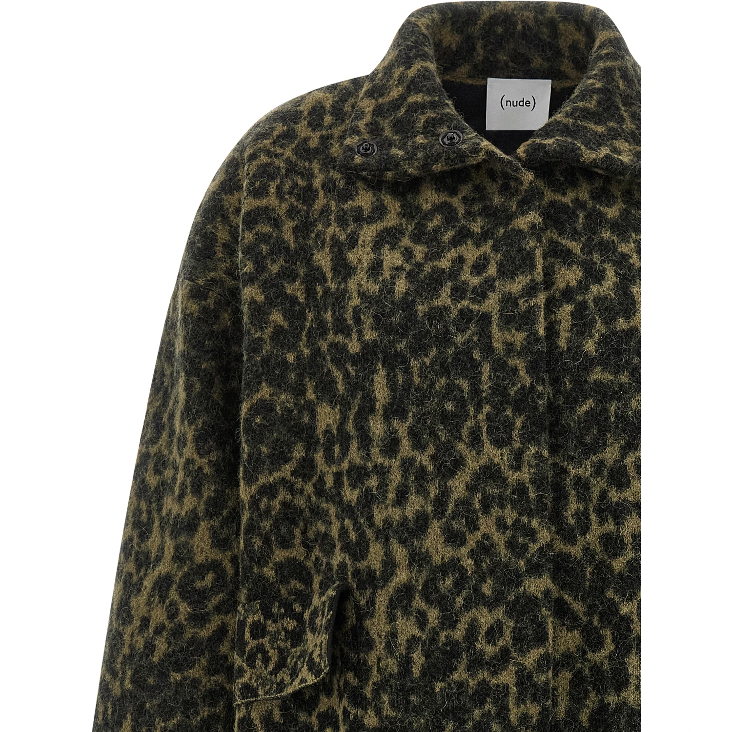Bicolor Wool Coat