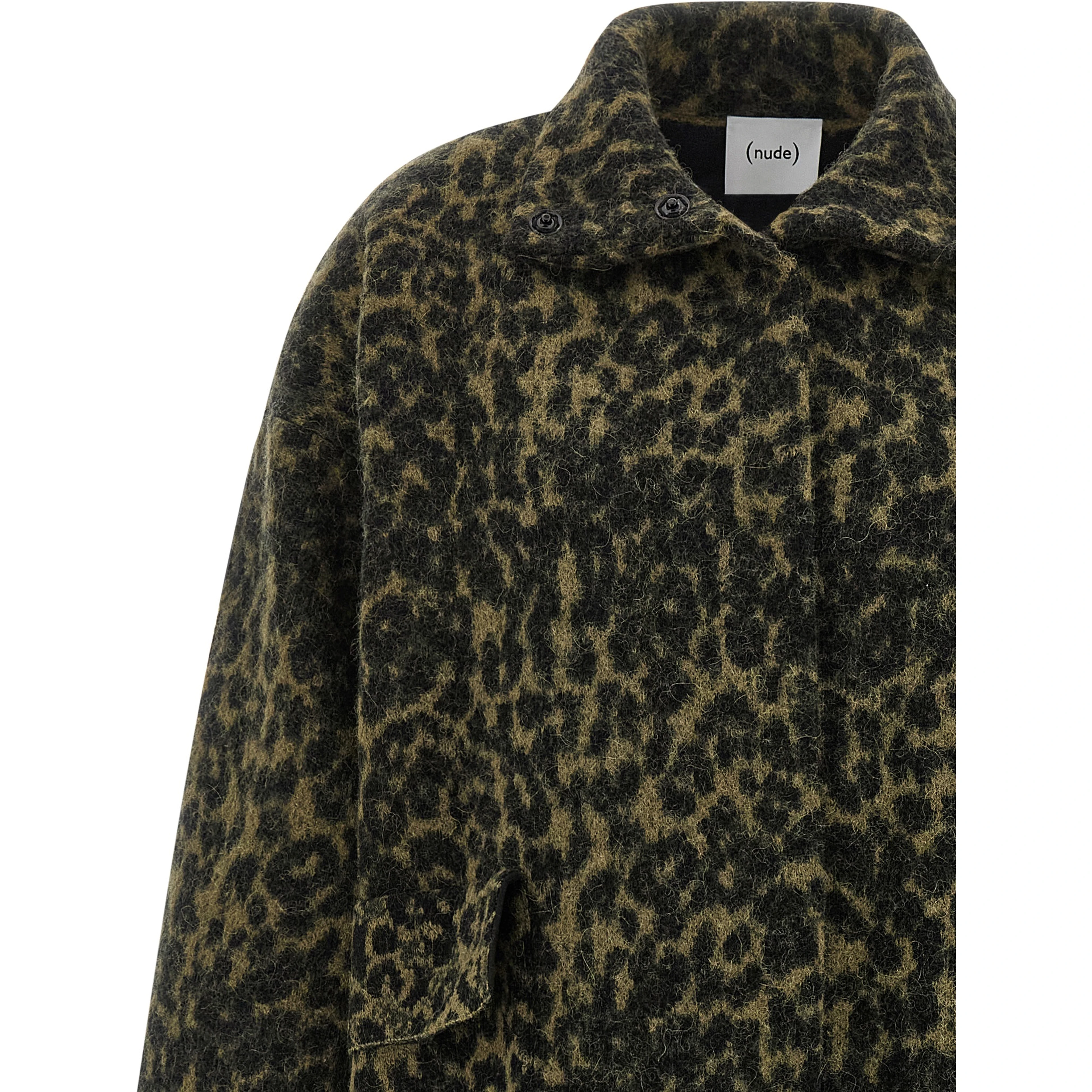 Bicolor Wool Coat