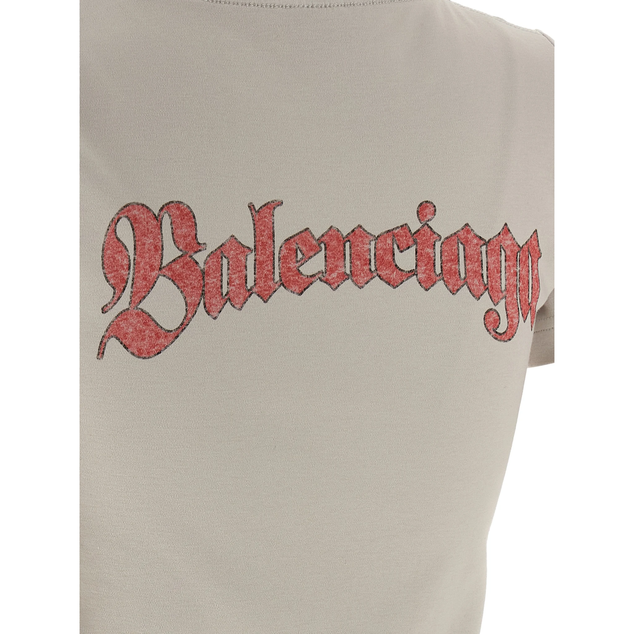 Gray Cotton T-Shirt