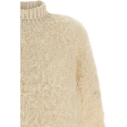 White Wool Cardigan
