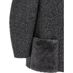Gray Virgin Wool Coat