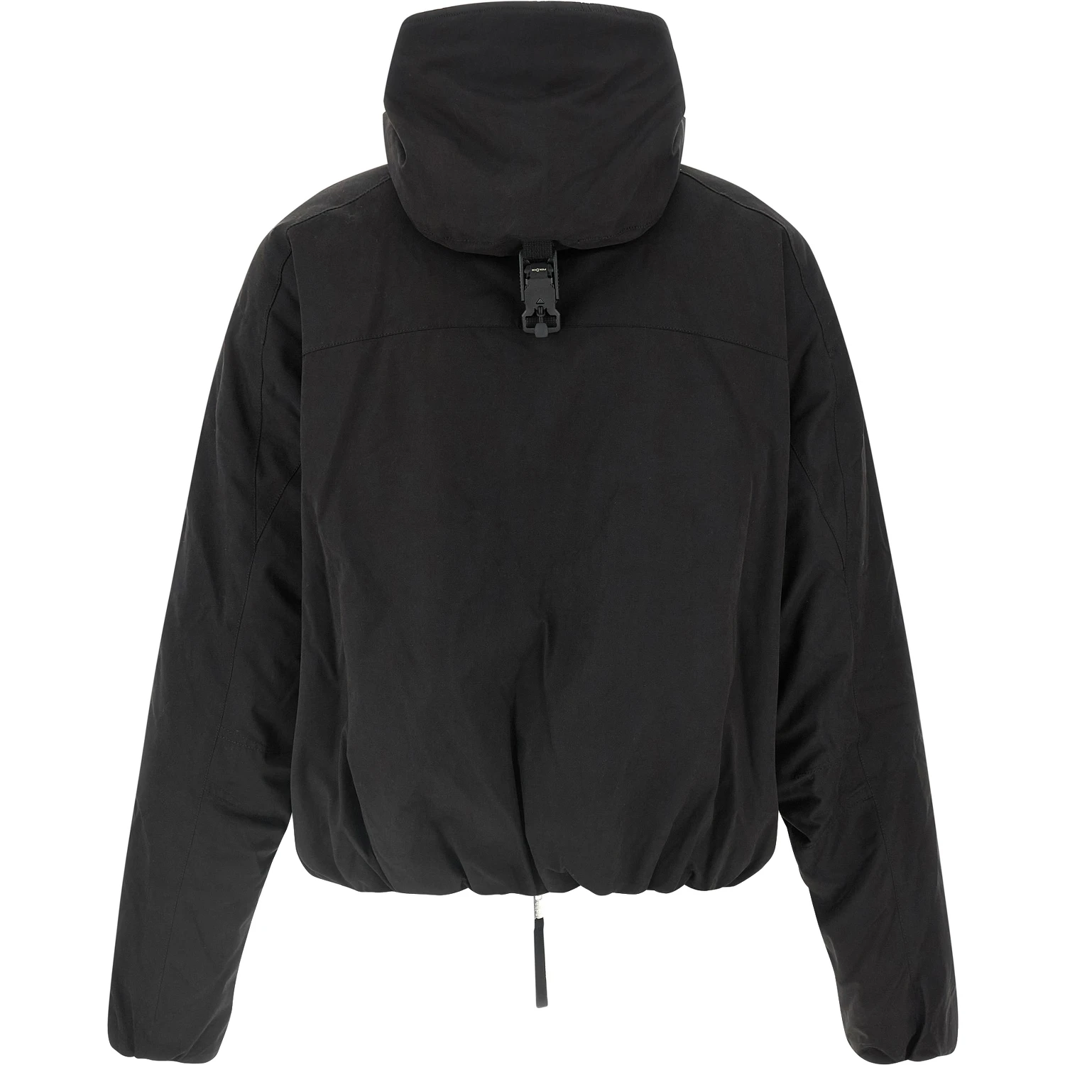 Black Polyester Shell Jacket