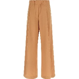 Multicolor Cotton Casual Pants