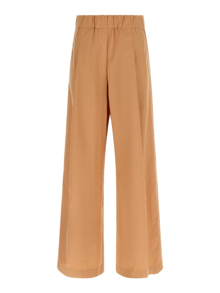 Multicolor Cotton Casual Pants