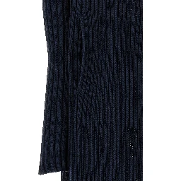 Blue Polyester Cardigan