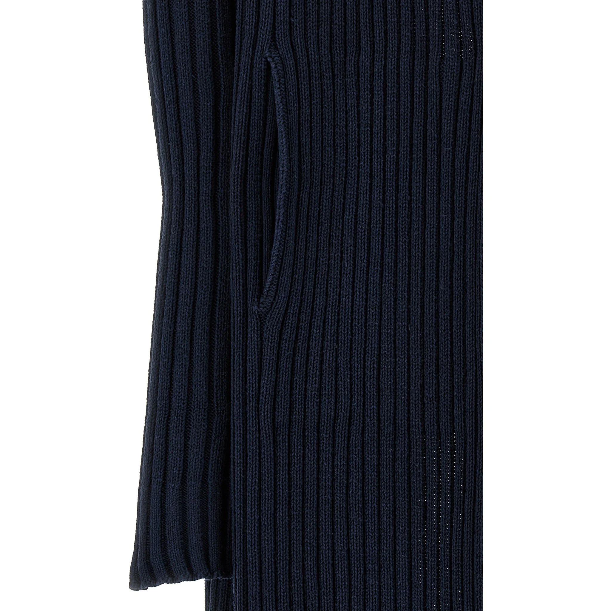 Blue Polyester Cardigan