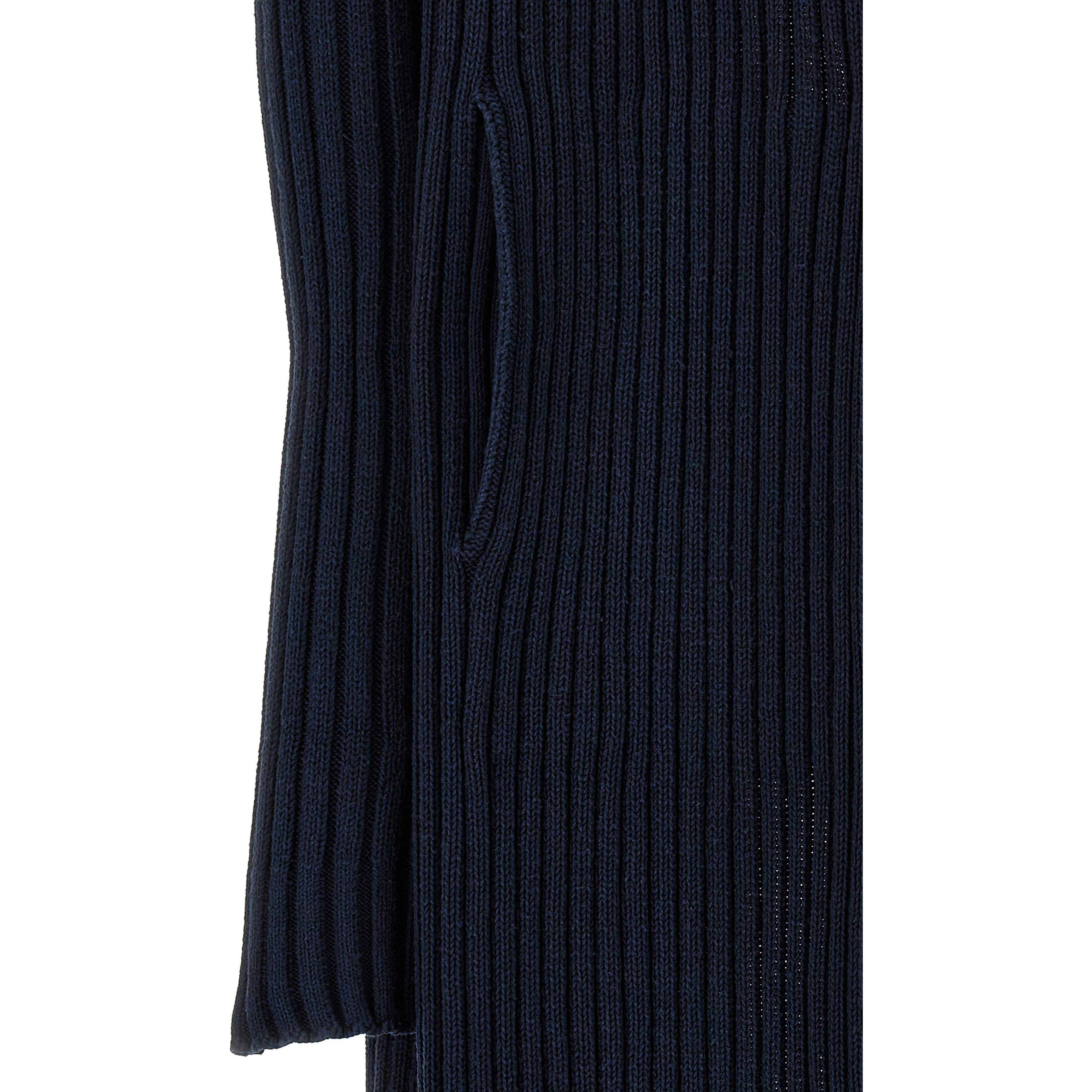 Blue Polyester Cardigan