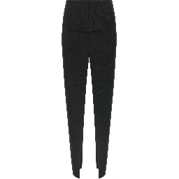 Black Virgin Wool Mini Skirt