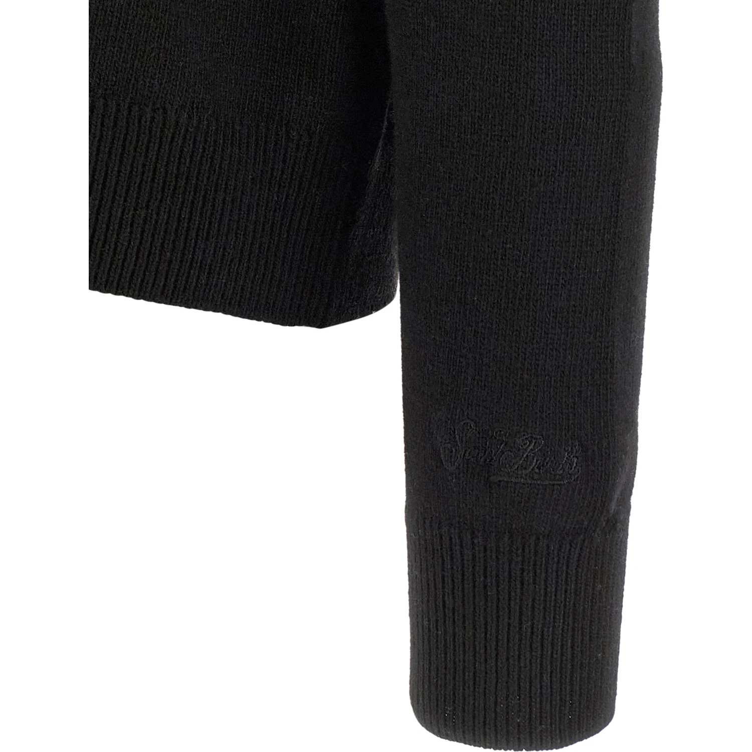 Black Wool Cardigan