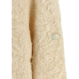 White Wool Cardigan