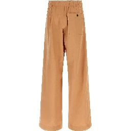 Multicolor Cotton Casual Pants