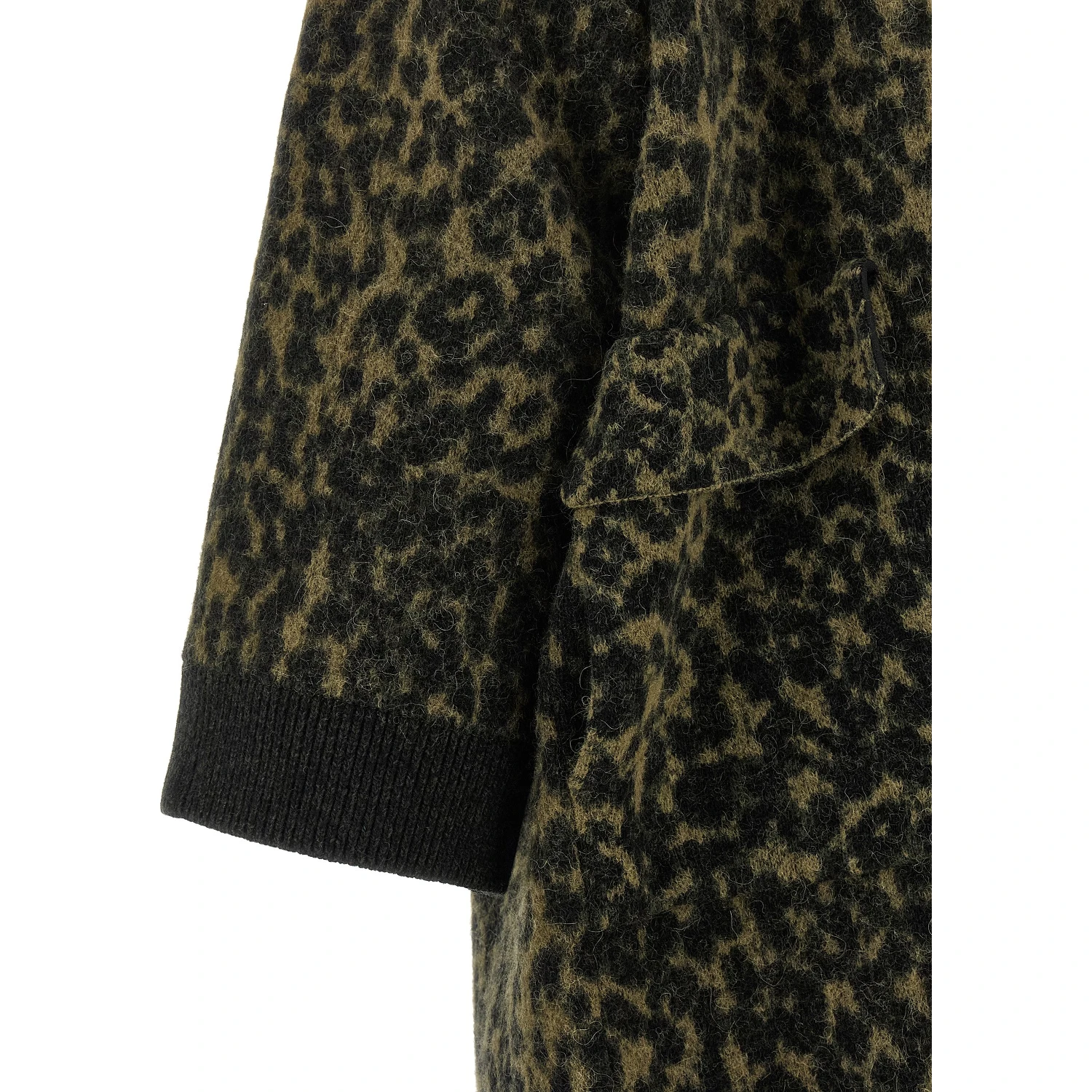 Bicolor Wool Coat