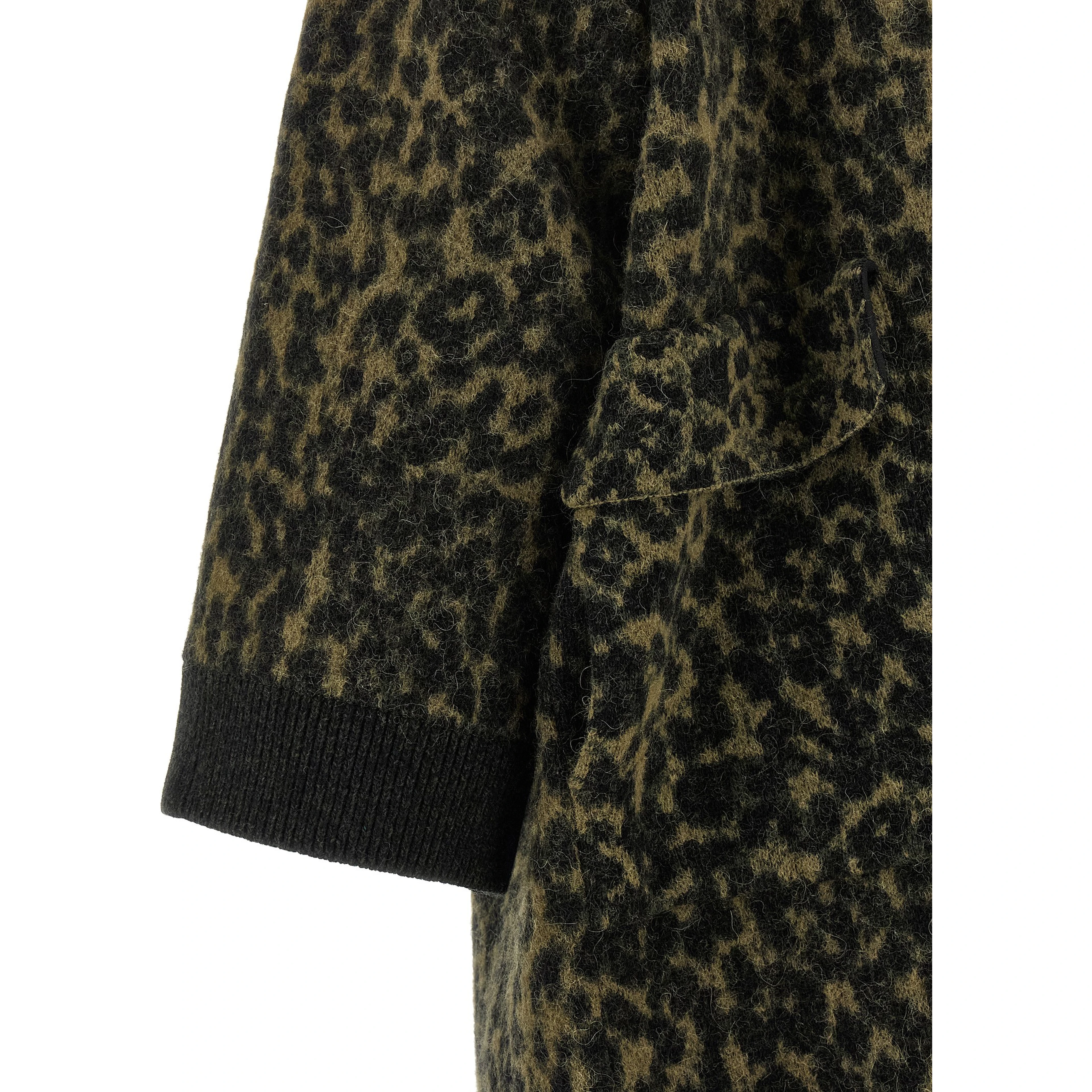Bicolor Wool Coat