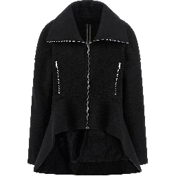 Black Virgin Wool Coat