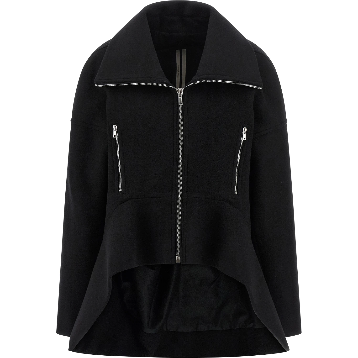 Black Virgin Wool Coat