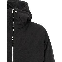 Black Polyester Shell Jacket