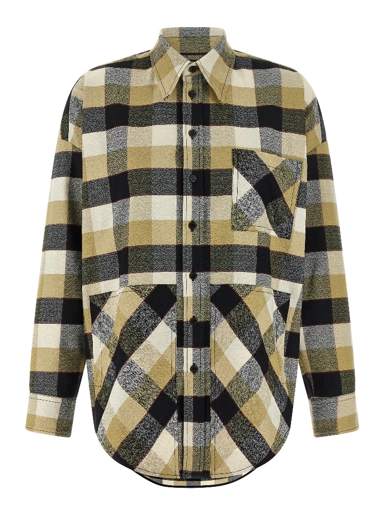 Beige Polyester Blouse