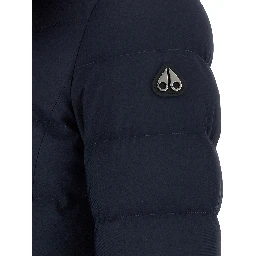 Blue Nylon Parka
