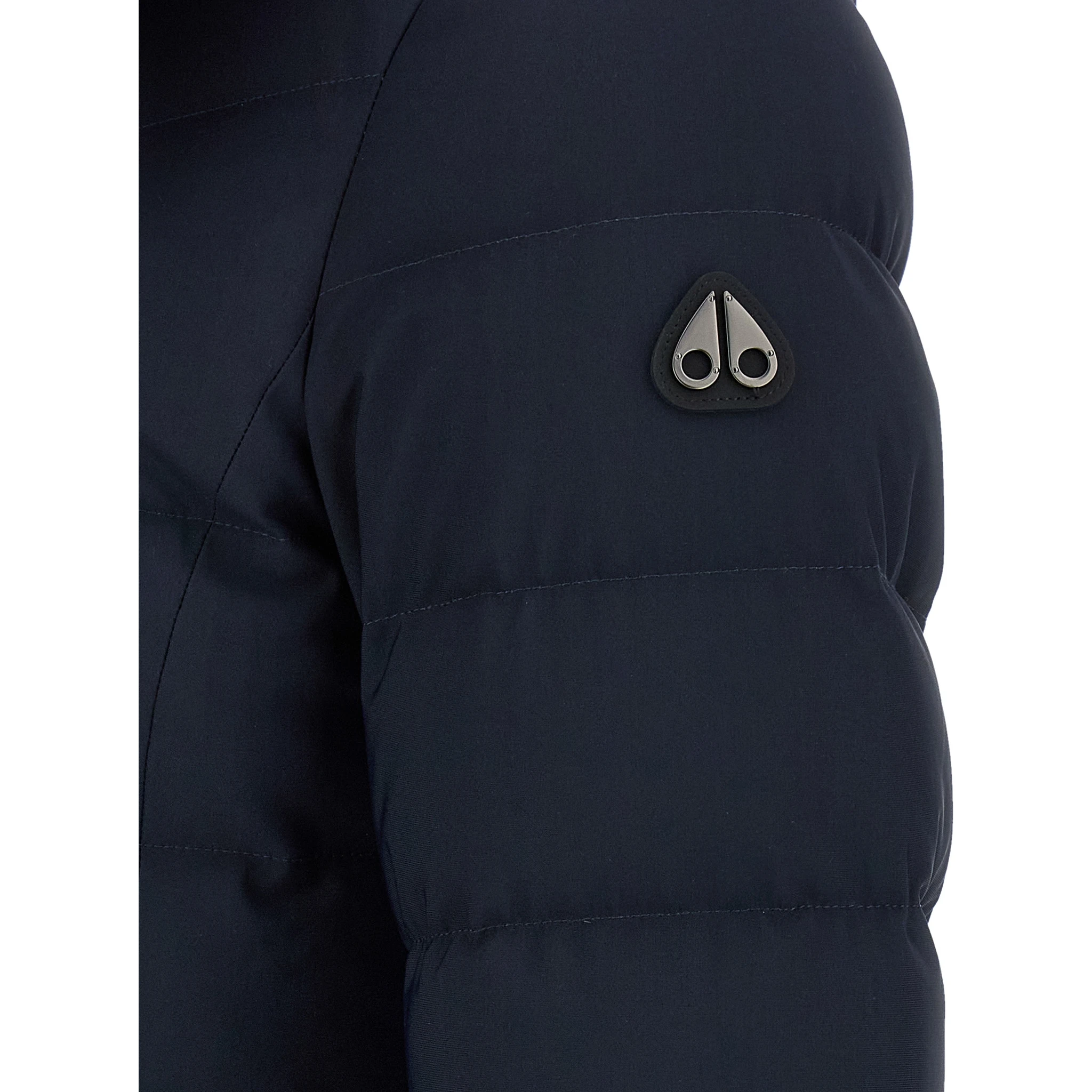 Blue Nylon Parka