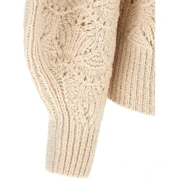 Beige Wool Cardigan