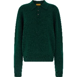 Bicolor Cashmere Polo Shirt