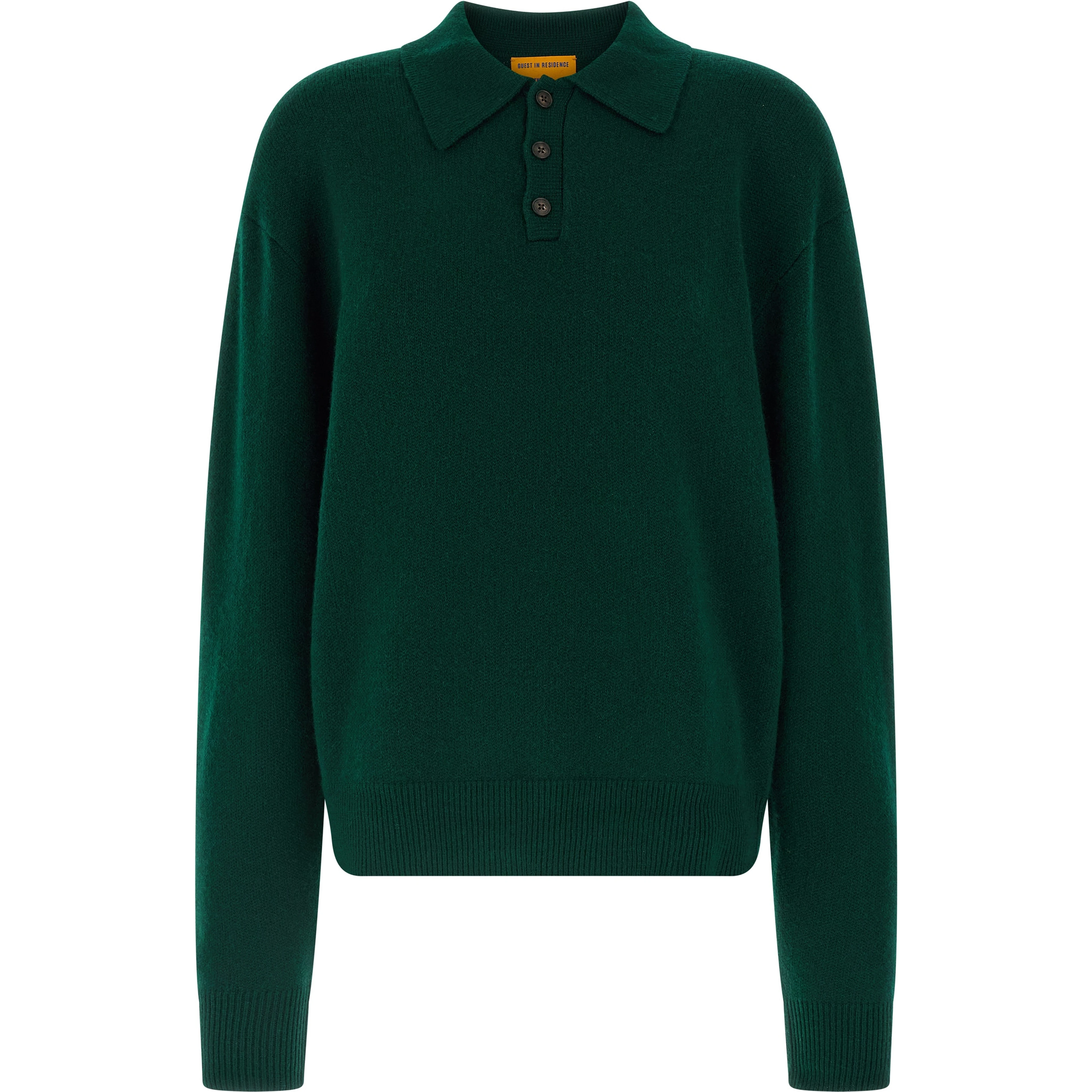 Bicolor Cashmere Polo Shirt