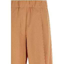 Multicolor Cotton Casual Pants