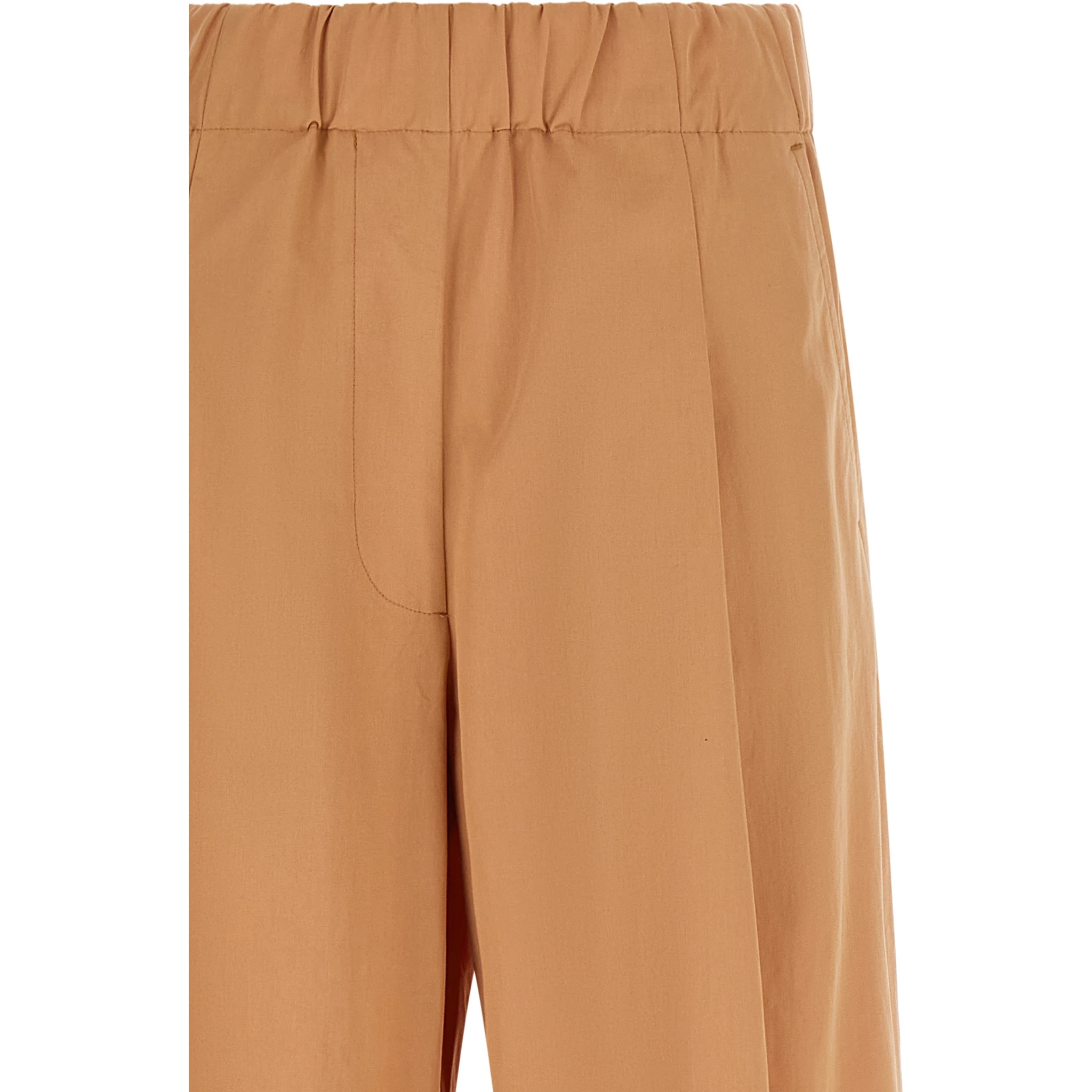 Multicolor Cotton Casual Pants