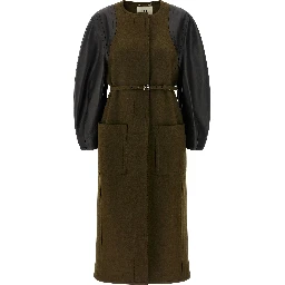 Bicolor Viscose Coat