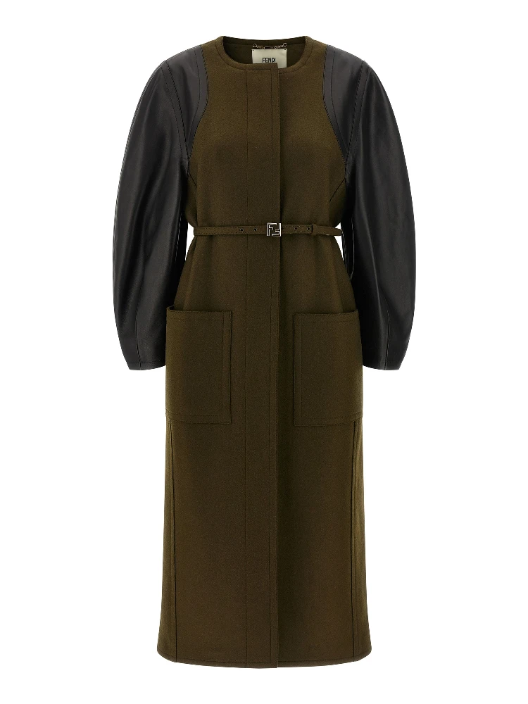 Bicolor Viscose Coat