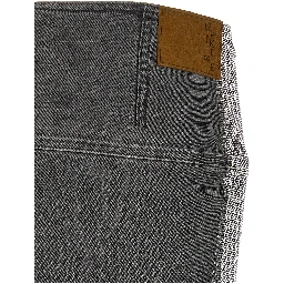 Gray Cotton Long Skirt