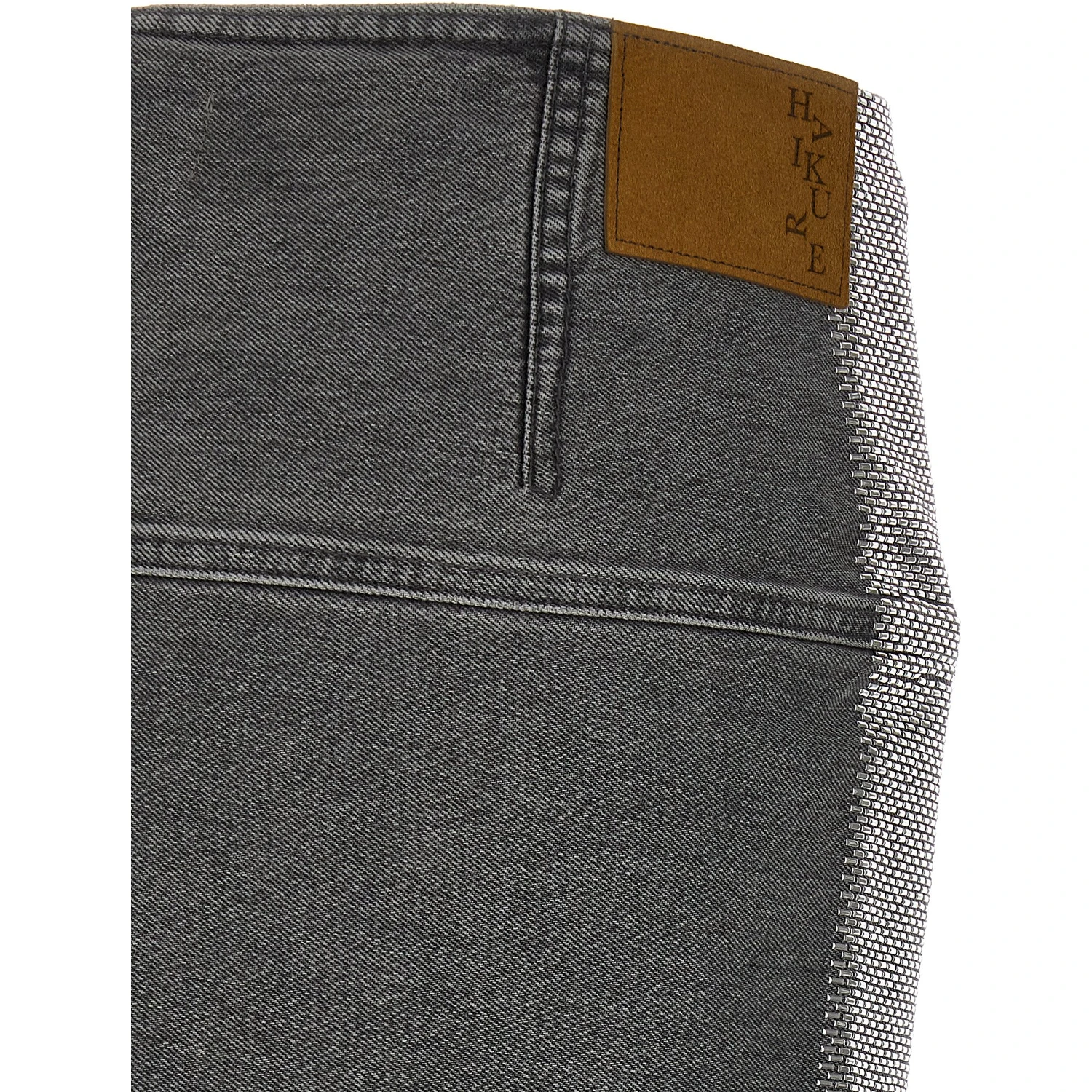 Gray Cotton Long Skirt