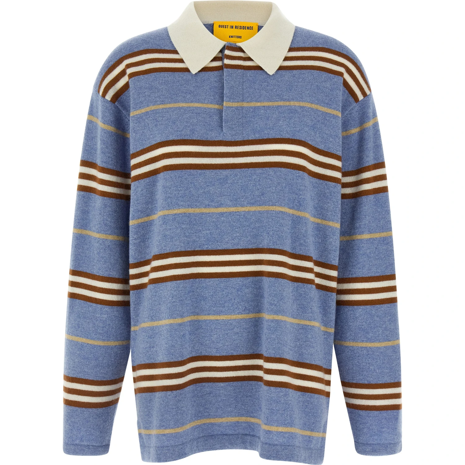 Blue Cashmere Polo Shirt