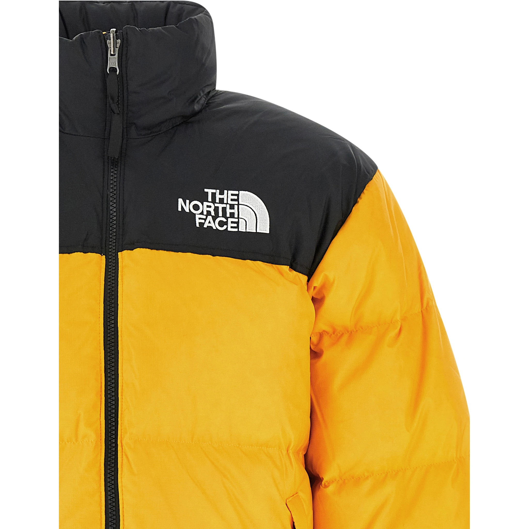 Bicolor Nylon Full-Length Jacket