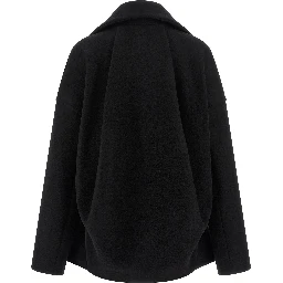 Black Virgin Wool Coat