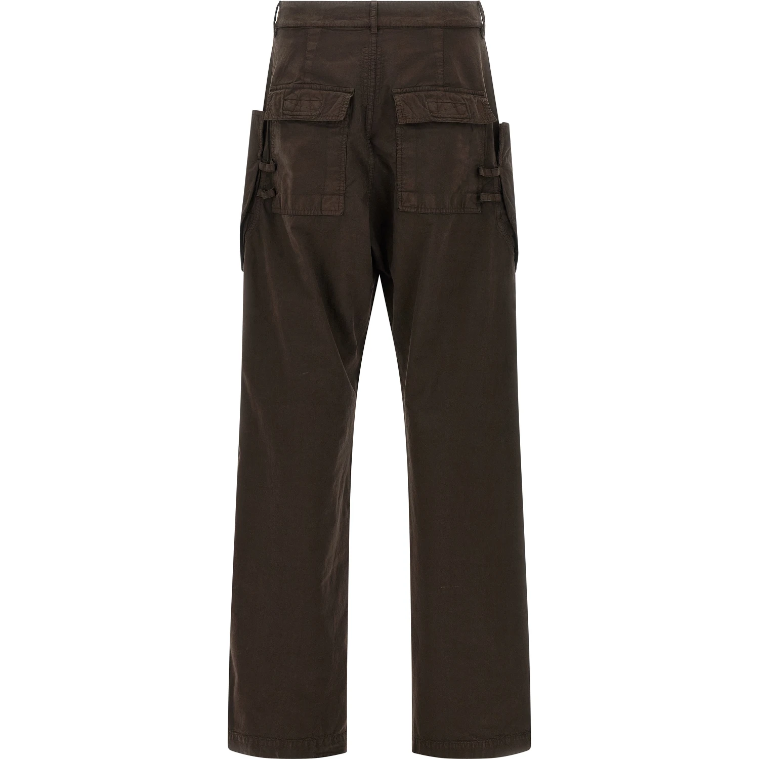 Brown Cotton Cargo Pants