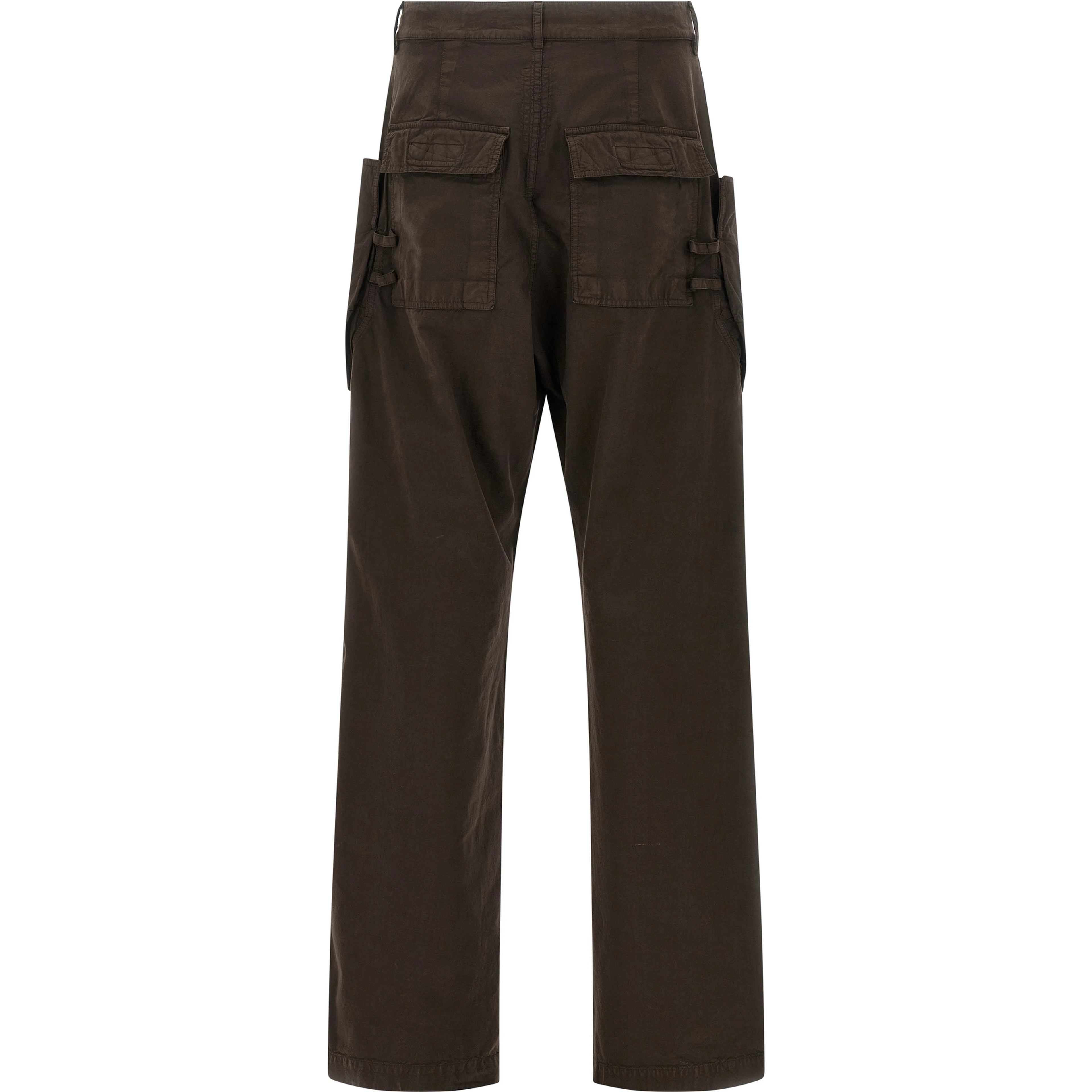 Brown Cotton Cargo Pants